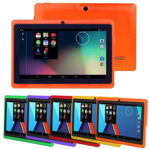 Tablet Laptop, 7" Android 4.4 Duad Core Tablet PC 1GB+8GB Dual Camera WiFi Bluetooth, Supports SIM Communication Function, for Family Children (Black)