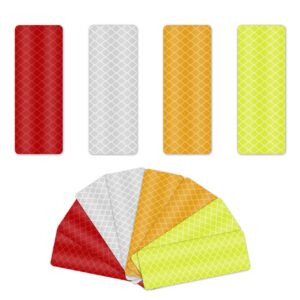 reflective stickers reflective tape outdoor waterproof reflector tape 4colors reflective warning tape safety sticker tapes high visibility for clothing night riding walking car bike motorcycle helmet