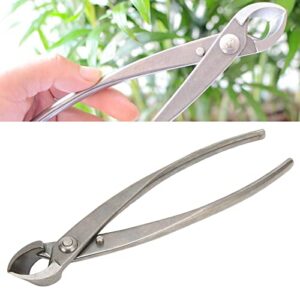 OKJHFD 11in Bonsai Tools, Stainless Steel Resistant Easy Branch Cutter Professional Knob Cutter, Straight Edge Pliers Trimmer for Bonsai Modeling