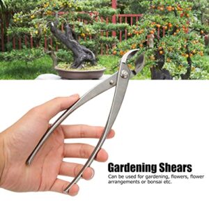 OKJHFD 11in Bonsai Tools, Stainless Steel Resistant Easy Branch Cutter Professional Knob Cutter, Straight Edge Pliers Trimmer for Bonsai Modeling