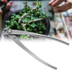 OKJHFD 7.5in Bonsai Tools, Stainless Steel Resistant Easy Branch Cutter Professional Knob Cutter, Straight Pliers Trimmer Gardening Cutting Tool