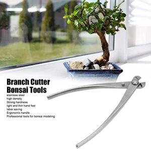 OKJHFD 7.5in Bonsai Tools, Stainless Steel Resistant Easy Branch Cutter Professional Knob Cutter, Straight Pliers Trimmer Gardening Cutting Tool