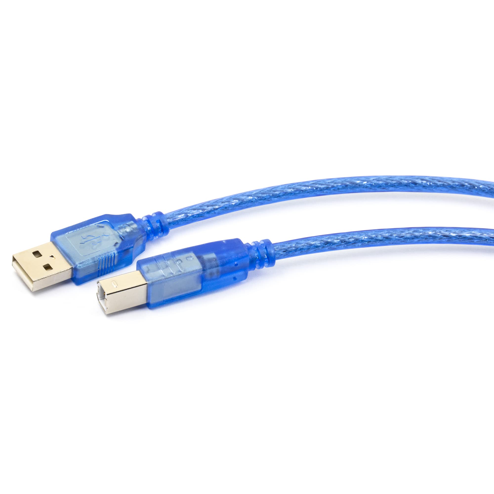 naughtystarts 2pcs USB Data Sync Cable for Arduino UNO R3 Board ATMEGA328P MEGA2560 About 1.5M / 4.9FT Long