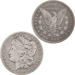 1899 O Micro O Morgan Dollar F Fine Details 90% Silver SKU:I2658