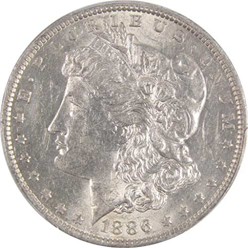 1886 O Morgan Dollar AU 58 PCGS 90% Silver US Coin SKU:I2876