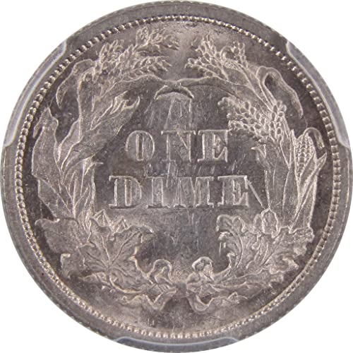 1875 Seated Liberty Dime Uncirculated Details PCGS Silver SKU:CPC2495