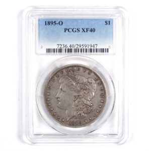 1895 o morgan dollar xf 40 pcgs 90% silver us coin sku:i2870