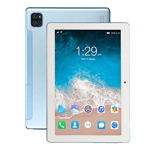 Acogedor 10 Tablet 8 Inch, Octa Core CPU Processor, 4GB RAM and 64GB Memory, Phone Tablets Support WiFi, Dual Camera, 8000mah Lithium Battery