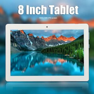 Acogedor 10 Tablet 8 Inch, Octa Core CPU Processor, 4GB RAM and 64GB Memory, Phone Tablets Support WiFi, Dual Camera, 8000mah Lithium Battery