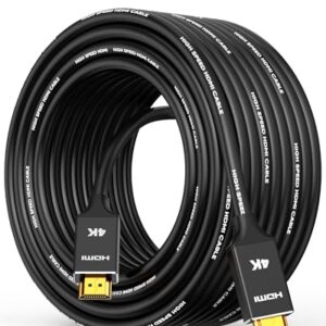 Capshi Fiber Optic Hdmi Cable 150ft/45M | 4K in-Wall CL3 Rated Long HDMI Cable 2.0 Support HDR10 8/10bit 18Gbps HDCP2.2 ARC | High Speed HD Shielded Cord Compatible with Roku TV/Laptop/PC/HDTV