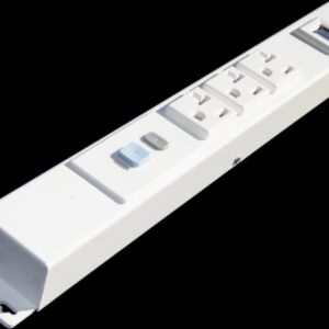 12” 3 20A Outlets Hardwired Power Strip, ALCI, USB