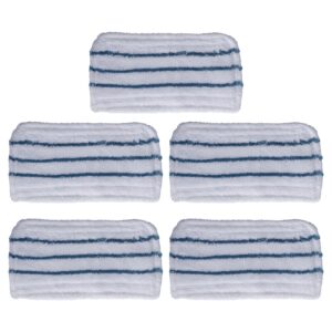 pssopp 5pcs floor mop refill replacement pads professional cloth replacement washable microfiber mop refill for fsm1610/1630