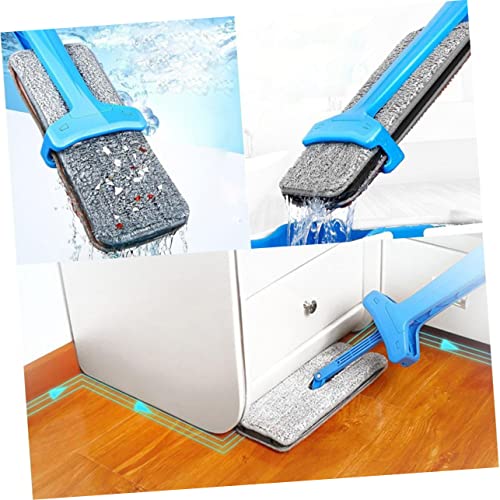 Hoement 2pcs Mop for Wood Floors Floor Mops Push Mop Cloth Double Sided Mop Cloth Mop Accessories Dust Cloth Clean Car Wash Brush