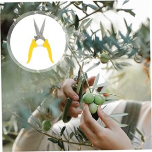 VILLFUL 1pc Pruning Shears Pruners Bonsai Cutters Gardening Trimming Tool Labor Saving Scissor Gardening Tool Yard Pruning Tools Gardening Supplies Jagged Stainless Steel