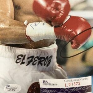 Oscar De La Hoya Signed Photo 11x14 Boxing Fernando Vargas Autograph HOF JSA - Autographed Boxing Photos