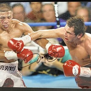 Oscar De La Hoya Signed Photo 11x14 Boxing Fernando Vargas Autograph HOF JSA - Autographed Boxing Photos