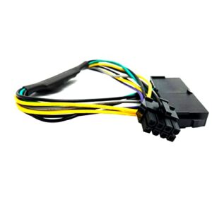24-pin to 8-pin atx power adapter cable for pc optiplex 3020 7020 9020 precision t1700 30cm (1 piece)