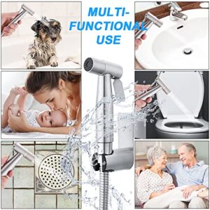 CJCXYJCY Toilet multi-function handheld toilet spray, bathroom diaper shower, spray, hose and accessories - handheld toilet sprinkler with adjustable water pressure control dual spray function