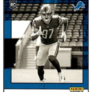 AIDAN HUTCHINSON RC 2022 Panini Instant Black & White ROOKIE /649#BW2 NM+-MT+ NFL Football Lions