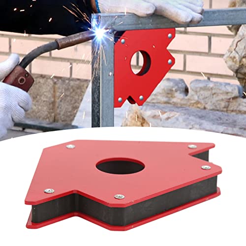 Welder Positioner Power Tool, Magnetic Welding Setup Holder Carbon Steel Compact 4 Pcs 50LB Easy Operation with Grip Hole for Hanging