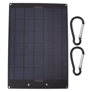 Solar Panel Monocrystalline Silicon 50W Portable High Conversion Efficiency Solar Panel Battery Charger for Outdoor Camping Travel