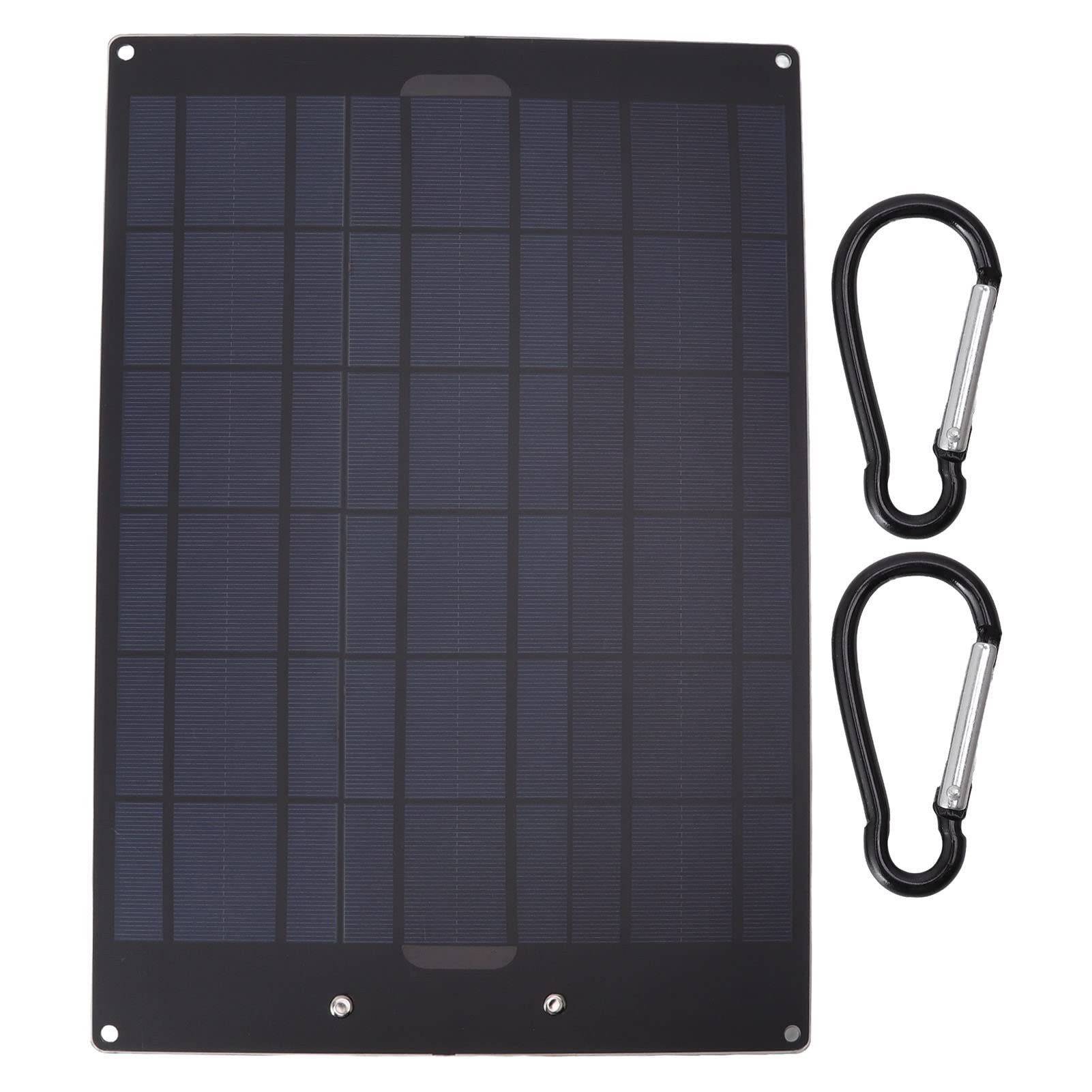 Solar Panel Monocrystalline Silicon 50W Portable High Conversion Efficiency Solar Panel Battery Charger for Outdoor Camping Travel