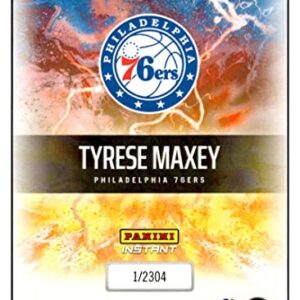TYRESE MAXEY 2022-23 Panini Instant Breakaway /2304 NM+-MT+ NBA Basketball #4 76ers