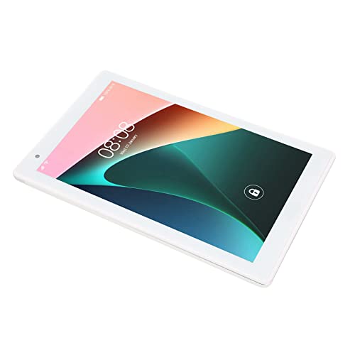 GUPE Tablet PC, Silver Type C Charging 8 Inch Tablet 4GB 64GB Adult Office (US Plug)