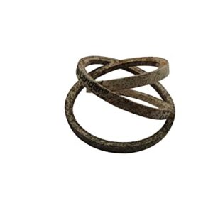 Snow Thrower Auger Drive Belt 3/8" x 34" Mower v Belt 34 inch Lawn Mower Belt Transmission Drive 754-157 954-0367 Suitable for MTD 954-0367/754-0367