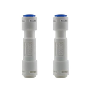 dgzzi 2pcs 1/4inch 1200cc flow restrictor with quick connect for ro reverse osmosis