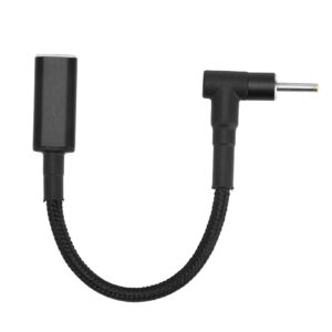 Yoidesu Type C USB - C Female Input to DC Male 2.5x0.7mm Power PD Charge Cable 100W 5A 20V Laptop Charging Adapter