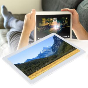10.1 Inch Tablet, Octa Core Fast Processing Chip, 1280X800 Resolution High Definition Screen, 32Gb 2Gb, Dual SIM Support TF Card Suitable for Storing Music, Photos, Movies(USA)