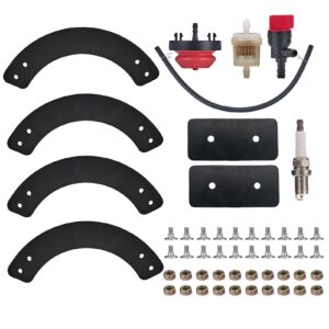 mikatesi 753-04472 735-04032 735-04033 953-04472 snow blower auger paddle kit replace for mtd craftsman 21" single-stage snow throwers and more