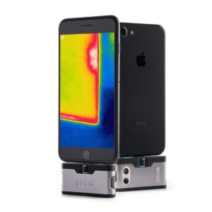 FLIR ONE Gen 3 iOS Thermal Camera Accessory + General Tools MMD4E Digital Moisture Meter Water Leak Detector