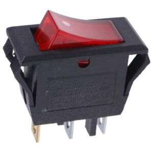 wqsing rocker switch on-off 15a 125v compatible with delta 1320151 1340646 bench grinder belt disc sander 23-580 23-589 23-592 23-640 23-645 23-660 23-665 23-680 23-700 23-840 23-880 23-980