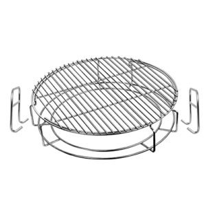 fire pit cooking grate accessory for solo stove bonfire 19.5 inch, stainless steel grill grate for bonfire fireplace tools