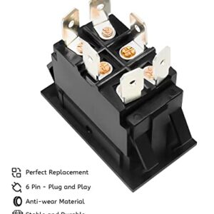 AUGREX 1687904 Snowblower Chute Rocker Switch, Chute Rotation Switch Fit for Simplicity Snapper Murray Snowblower Replace 1754865YP 1687905 1737378YP 1737379YP