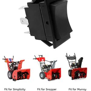 AUGREX 1687904 Snowblower Chute Rocker Switch, Chute Rotation Switch Fit for Simplicity Snapper Murray Snowblower Replace 1754865YP 1687905 1737378YP 1737379YP