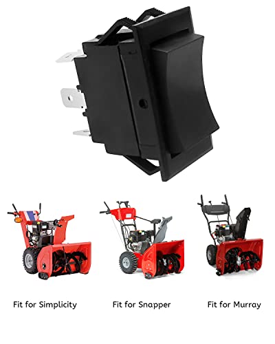 AUGREX 1687904 Snowblower Chute Rocker Switch, Chute Rotation Switch Fit for Simplicity Snapper Murray Snowblower Replace 1754865YP 1687905 1737378YP 1737379YP