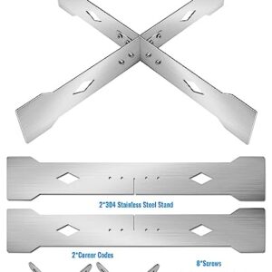 Stand Fit for Solo Stove Bonfire, 304 Stainless Steel Base Fireplace Tools Outside Firepits Stand, Outdoor Fire Pits Wood Burning and Camping Accessories