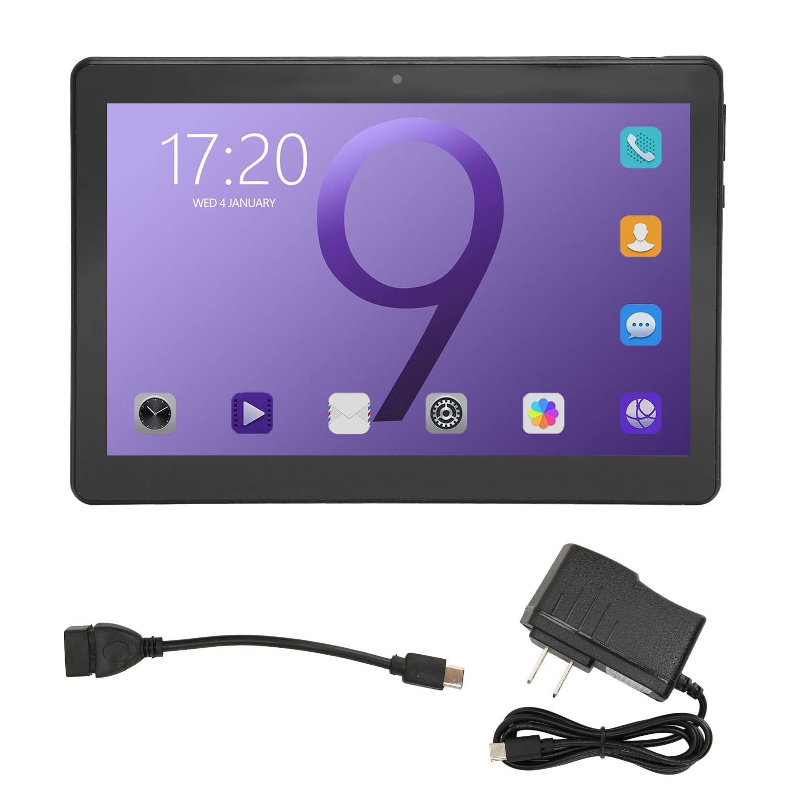 10.1 Inch IPS Display Tablet, 64GB Internal Storage, 10 Core CPU Processor 4GB RAM and 64GB Internal Storage, 2.4G/5G WiFi and 5.0BT Connection Suitable for Children to Read, Browse(USA)