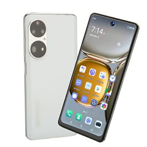 p60 pro smartphone, 7 inch 1440 x 3040p hd screen, 4gb ram 64gb rom, 8000mah battery, front 8mp rear 16mp, mt6893 quad core phone for android 11.0 system(usa)