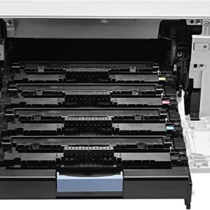 HP Color Laserjet Pro Multifunction M479fdw Wireless Laser Printer- Print Scan Copy Fax - 28 ppm, 600 x 600 dpi, 8.5 x 14, 50-Page ADF, Ethernet, Auto Duplex Printing, Cbmou Printer＿Cable