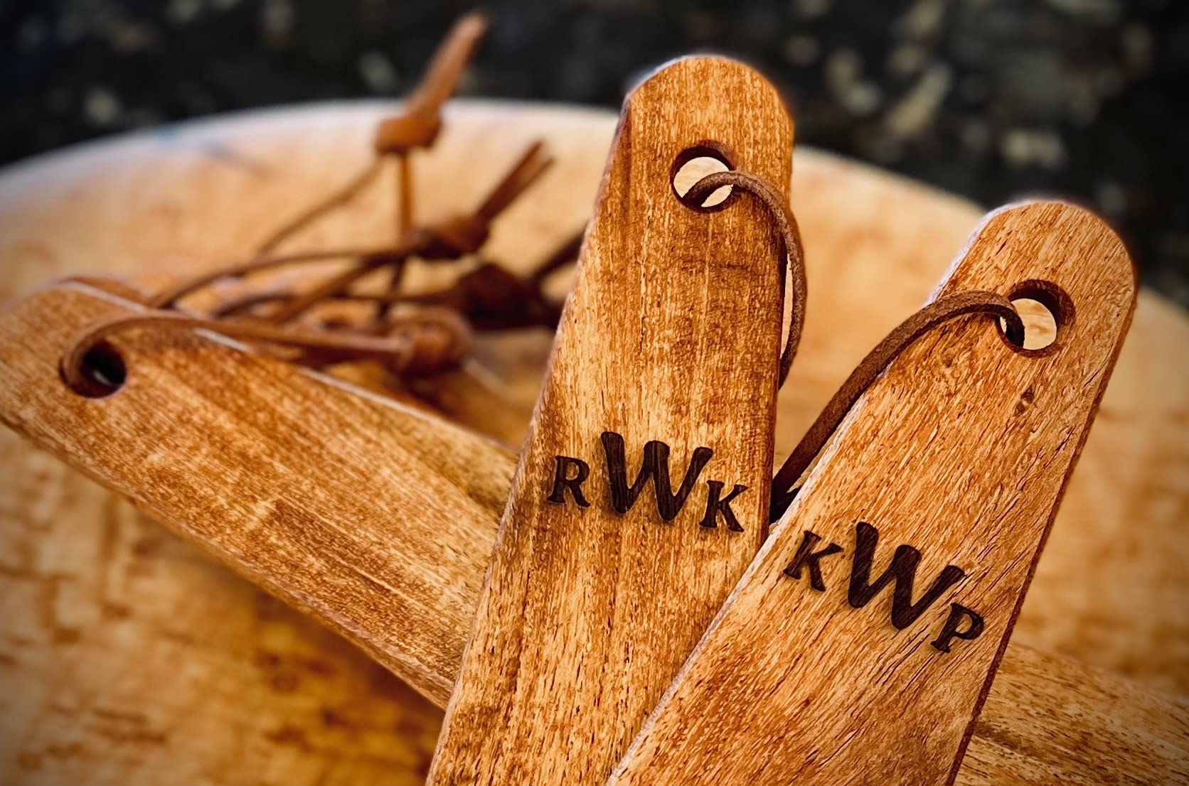 COWBOY SPATULA - Mesquite Wood TEXAS SLIM Handmade in Texas. Made in USA. Safe for nonstick, and cast iron cookware. Personalize it!