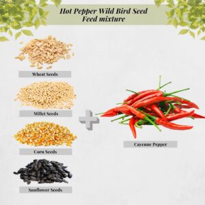 Missouri Feed & Seed Hot Pepper Wild Bird Seed No Squirrel 12 Pounds Hot Bird Seed