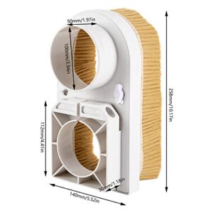 YIYIBYUS Dust Cover,80mm Spindle Dust Shoe Boot Collector For CNC Router Engraving Milling Machine