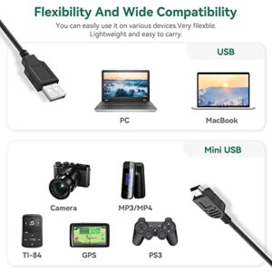 FITE ON 5ft USB Cable Laptop PC Data Sync Cord Replacement for Autel MaxiSys MS906 MS906BT MS906TS MS908 MS908P Diagnostic Scan Tool