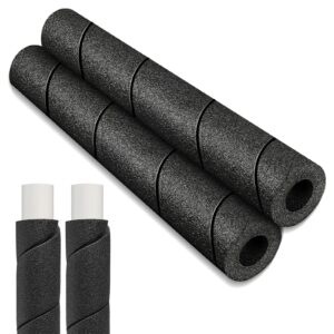 pipe insulation foam tube 3/5 inch no adhesive or glue black pipe insulation foam tube for beach swimming pool cargo padding ice rink bumper, 40 cm/ 15.7 inches(2 pieces)