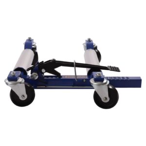 ZAWAYINE Car Wheel Dolly, Heavy Duty Self Loading Dolly with Ratcheting Foot Pedal, 1300lbs Capacity, 2 Pack