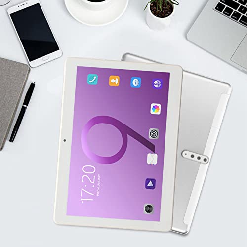 10 Inch Tablet for Android10, 2.4G 5G Dual Band WiFi, 3GB RAM 32GB ROM Octa Core Processor, 2MP 5MP Dual Camera, Dual SIM Card Slot, 128GB Expandable